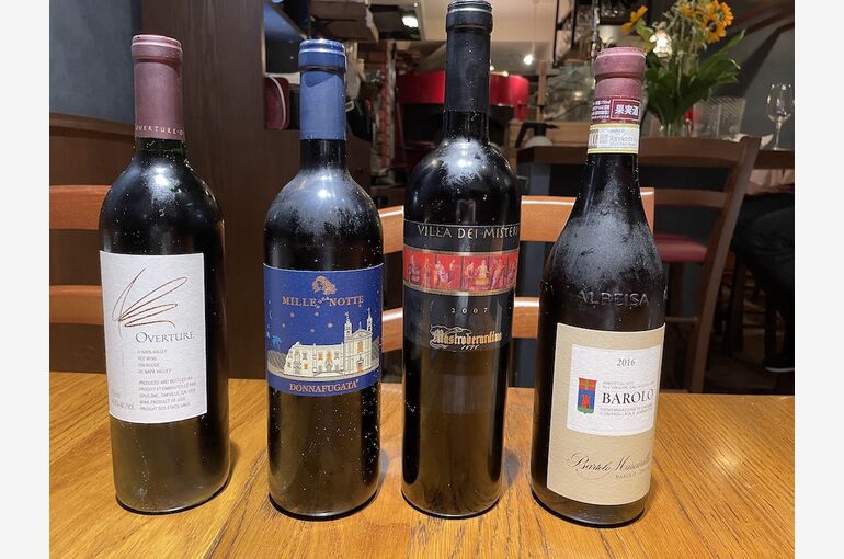 打ち上げワイン